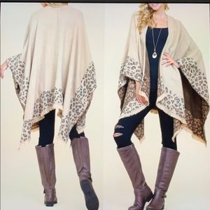 Riah Fashion Tan & brown  leopard print po…